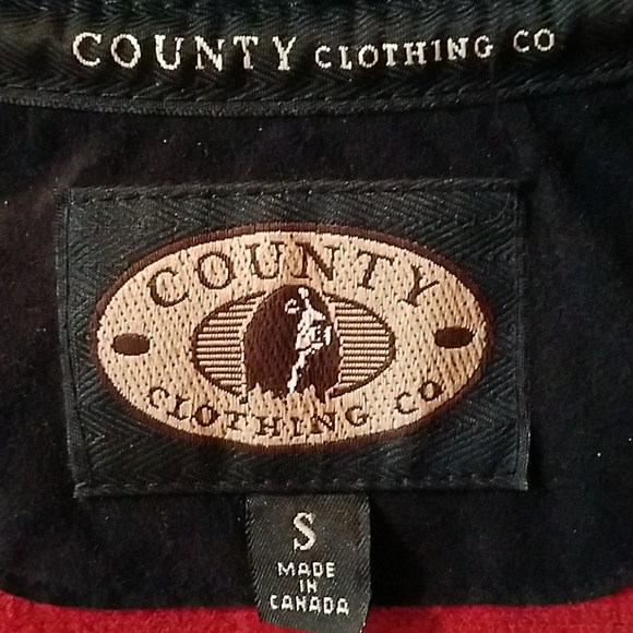 Country Clothing Co. Red & Black Fleece Vest - Picture 7 of 8